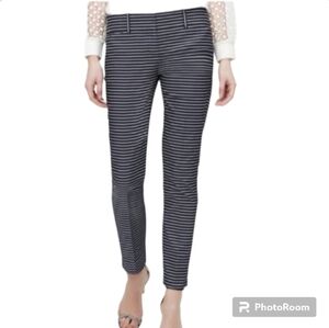 LOFT The Riviera Ankle Pant Marisa Fit Stripe